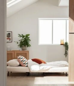 Habitat Roma Small Double Boucle Chairbed - Cream -Home Sales Store 4077981 R Z005A