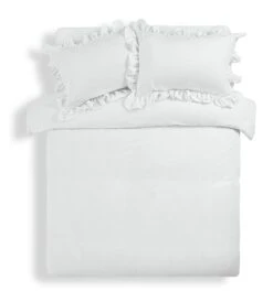 Habitat Cotton 180TC Leaf Matelasse White Bedding - Double -Home Sales Store 4096429 R Z002A