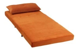 Habitat Roma Single Velvet Chairbed - Orange -Home Sales Store 4165707 R Z002A