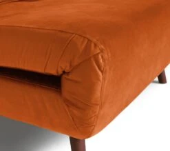 Habitat Roma Single Velvet Chairbed - Orange -Home Sales Store 4165707 R Z005A