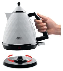 De'Longhi KBJ3001 Brillante Kettle - White 11 De'Longhi KBJ3001 Brillante Kettle - White -Home Sales Store 4239774 R Z005A