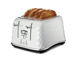 De'Longhi CTJ4003 Brillante 4 Slice Toaster - White -Home Sales Store 4239963 R Z001C