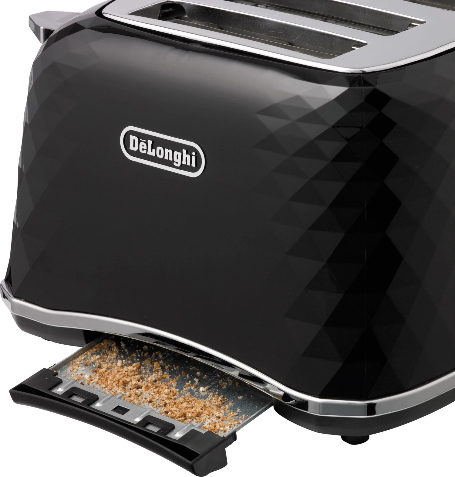 De'Longhi CTJ4003 Brillante 4 Slice Toaster - Black 8 De'Longhi CTJ4003 Brillante 4 Slice Toaster - Black - Image 6