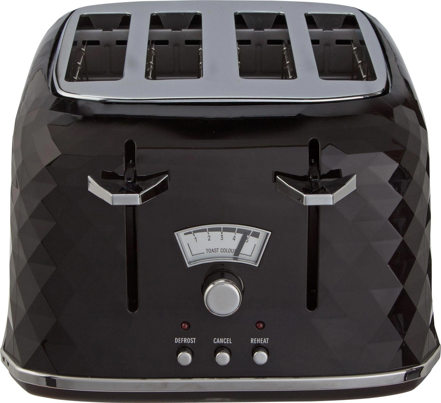 De'Longhi CTJ4003 Brillante 4 Slice Toaster - Black 9 De'Longhi CTJ4003 Brillante 4 Slice Toaster - Black - Image 7