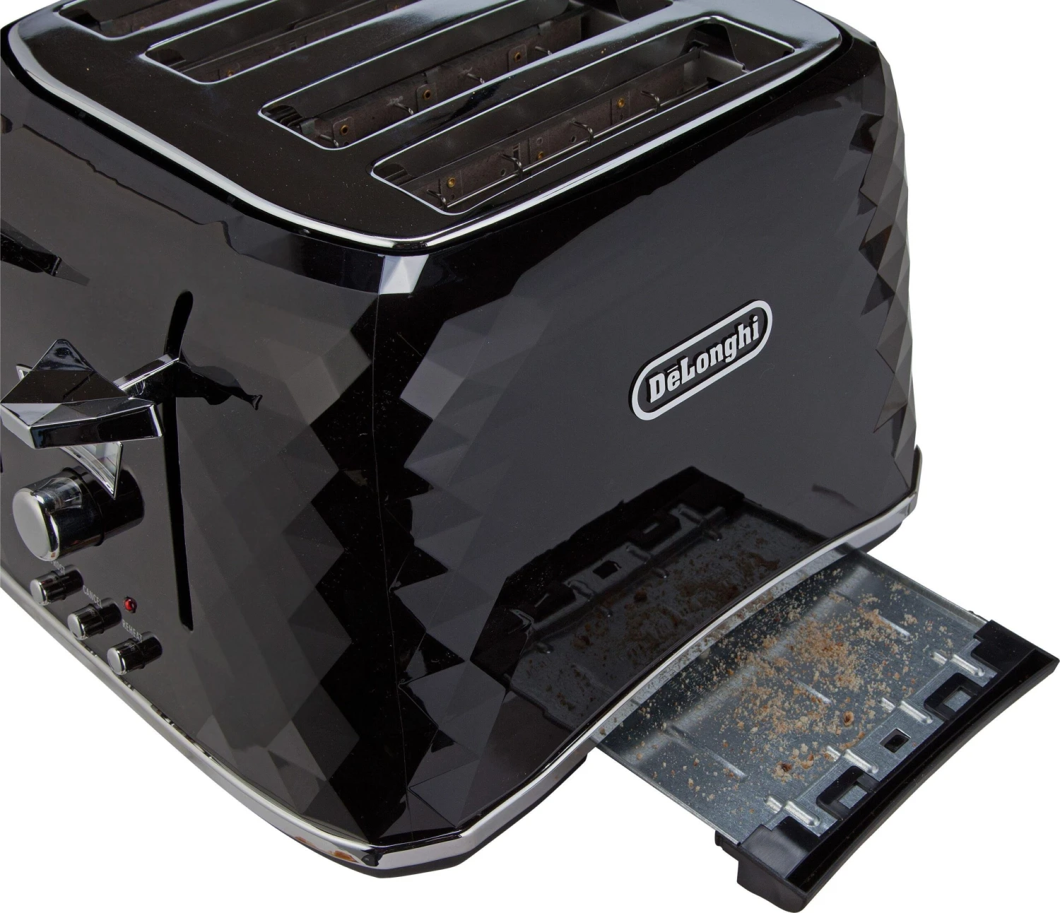 De'Longhi CTJ4003 Brillante 4 Slice Toaster - Black 12 De'Longhi CTJ4003 Brillante 4 Slice Toaster - Black - Image 10