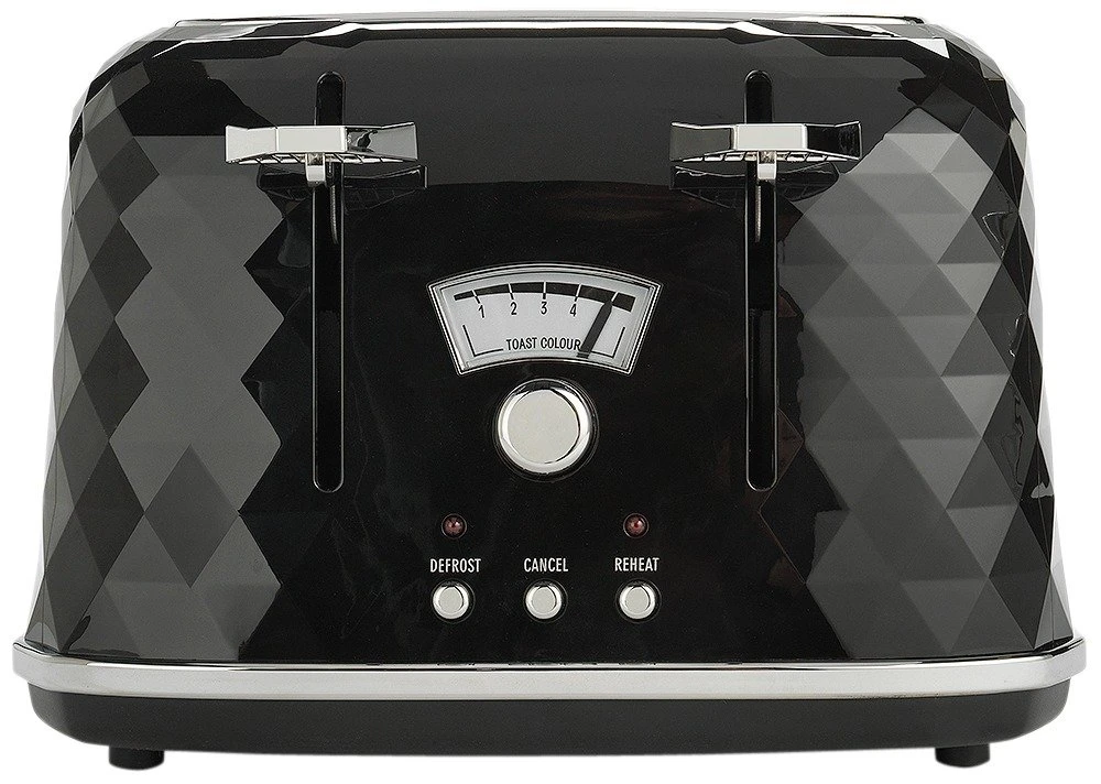 De'Longhi CTJ4003 Brillante 4 Slice Toaster - Black 14 De'Longhi CTJ4003 Brillante 4 Slice Toaster - Black - Image 12