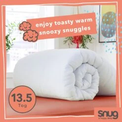 Snug Snuggle Up 13.5 Tog Duvet - Single 13 Snug Snuggle Up 13.5 Tog Duvet - Single -Home Sales Store 4461061 R Z003A