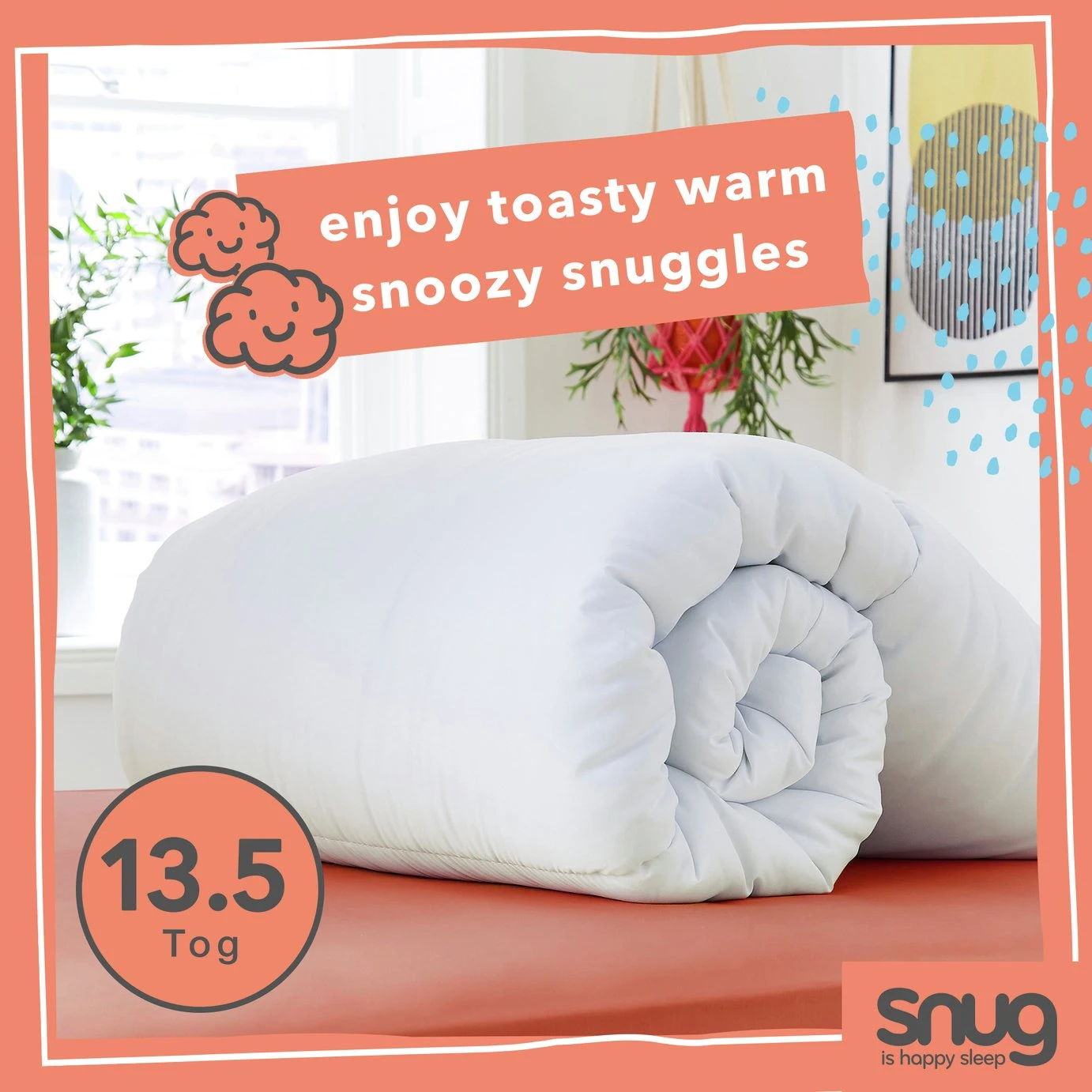 Snug Snuggle Up 13.5 Tog Duvet - Single 5 Snug Snuggle Up 13.5 Tog Duvet - Single - Image 3