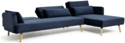 Habitat Andy Right Corner Velvet Clic Clac Sofa Bed - Navy -Home Sales Store 4461126 R Z002A