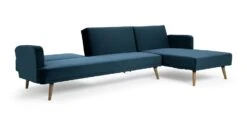 Habitat Andy Right Corner Velvet Clic Clac Sofa Bed - Navy -Home Sales Store 4461126 R Z006A