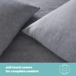 Silentnight Coverless 10.5Tog Grey Duvet & Pillowcase-Single -Home Sales Store 4468624 R Z003A