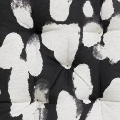 Habitat Ink Print Pack Of 2 Seat Cushions - White And Black 9 Habitat Ink Print Pack Of 2 Seat Cushions - White And Black -Home Sales Store 4497516 R B001