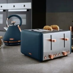 Tower T20051MNB Cavaletto 4 Slice Toaster - Midnight Blue -Home Sales Store 4525299 R Z004A