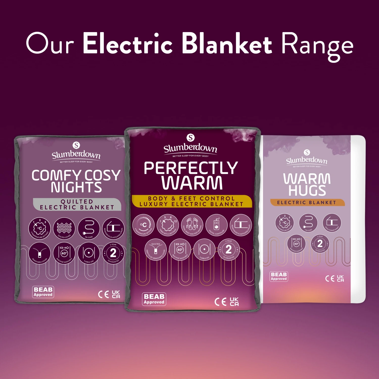 Slumberdown Comfy Cosy Nights Electric Blanket - Double 14 Slumberdown Comfy Cosy Nights Electric Blanket - Double - Image 12