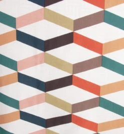 Habitat Geometric ZigZag Multicolour Bedding Set - Single -Home Sales Store 4529257 R B001