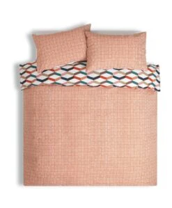 Habitat Geometric ZigZag Multicolour Bedding Set - Single -Home Sales Store 4529257 R Z003A