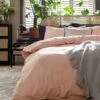 Habitat Embroidered Palm Pink Bedding Set - Single -Home Sales Store 4529556 R Z001C