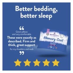 Slumberdown Cool Max Memory Support Firm Pillow -Home Sales Store 4539481 R Z003A