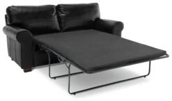 Habitat Salisbury 2 Seater Leather Sofa Bed - Black -Home Sales Store 4552121 R Z002A