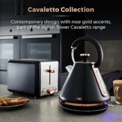 Tower T10044RG Cavaletto Kettle - Black -Home Sales Store 4569987 R Z006A