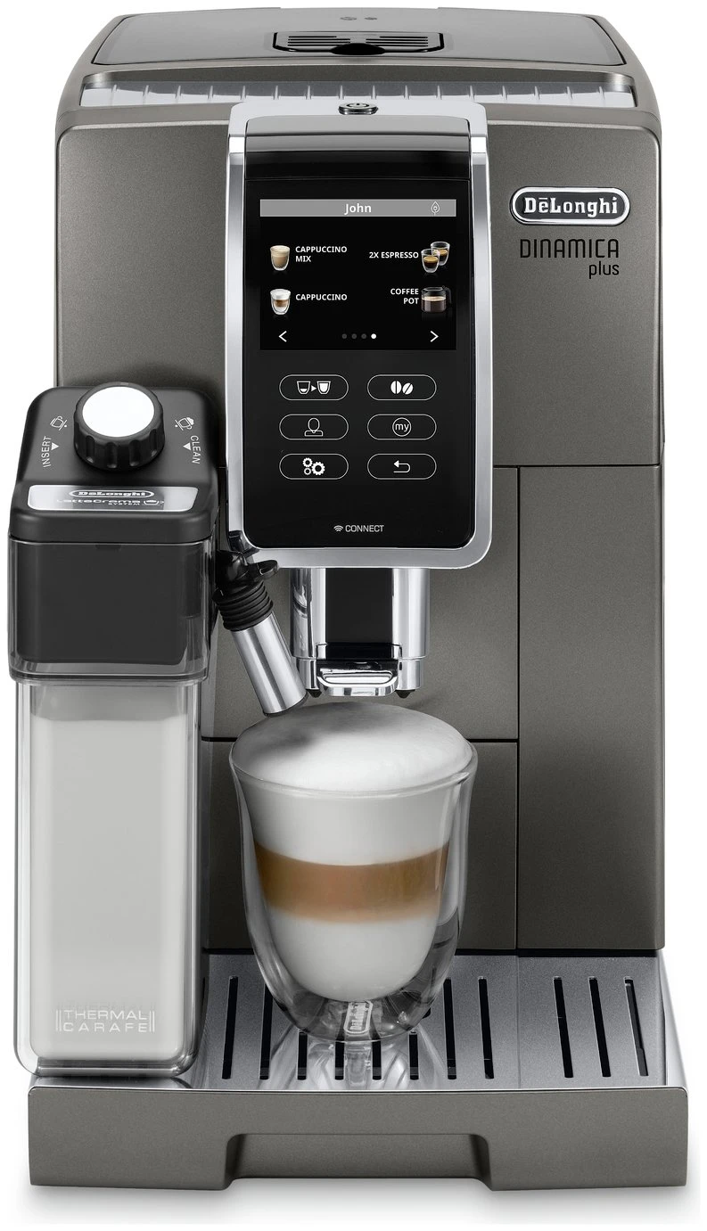 De'Longhi Dinamica Plus Bean To Cup Coffee Machine 3 De'Longhi Dinamica Plus Bean To Cup Coffee Machine
