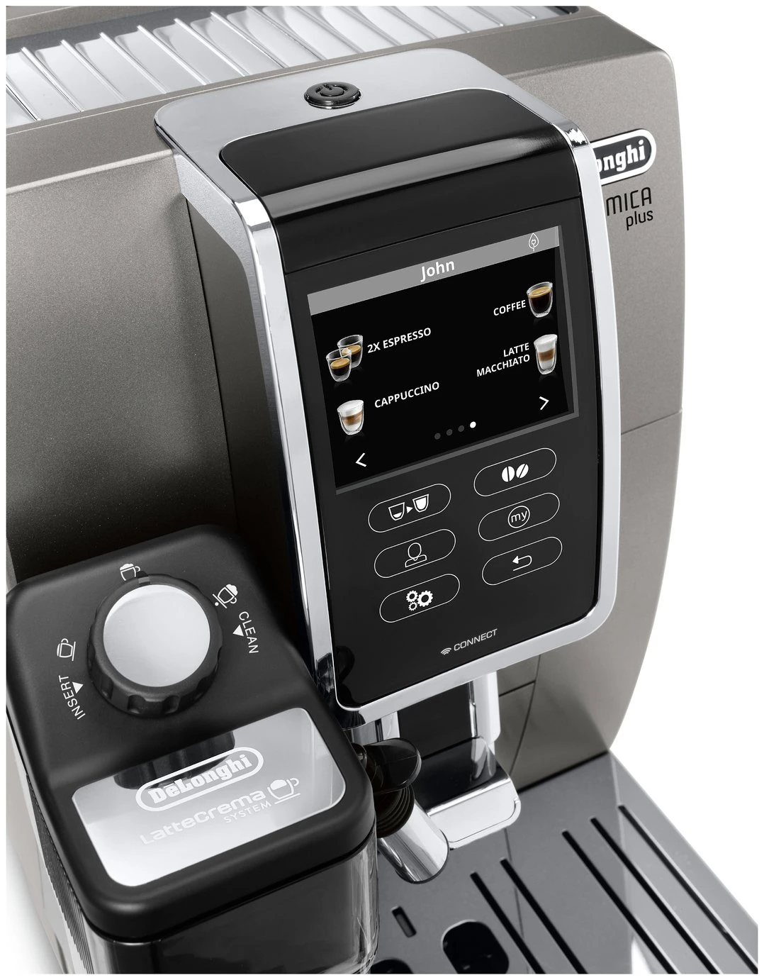 De'Longhi Dinamica Plus Bean To Cup Coffee Machine 6 De'Longhi Dinamica Plus Bean To Cup Coffee Machine - Image 4
