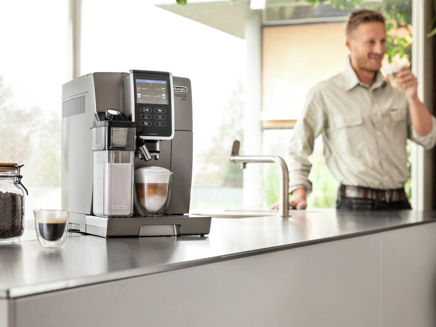 De'Longhi Dinamica Plus Bean To Cup Coffee Machine 11 De'Longhi Dinamica Plus Bean To Cup Coffee Machine - Image 9