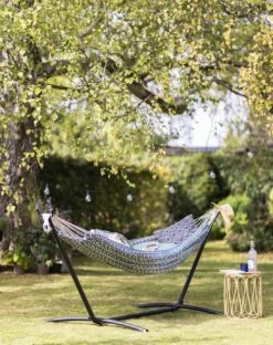 Habitat Boho Hammock With Metal Stand -Home Sales Store 4587770 R Z001C