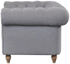 Habitat Chesterfield Fabric Armchair - Light Grey -Home Sales Store 4630531 R Z003A
