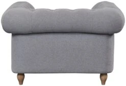 Habitat Chesterfield Fabric Armchair - Light Grey -Home Sales Store 4630531 R Z004A