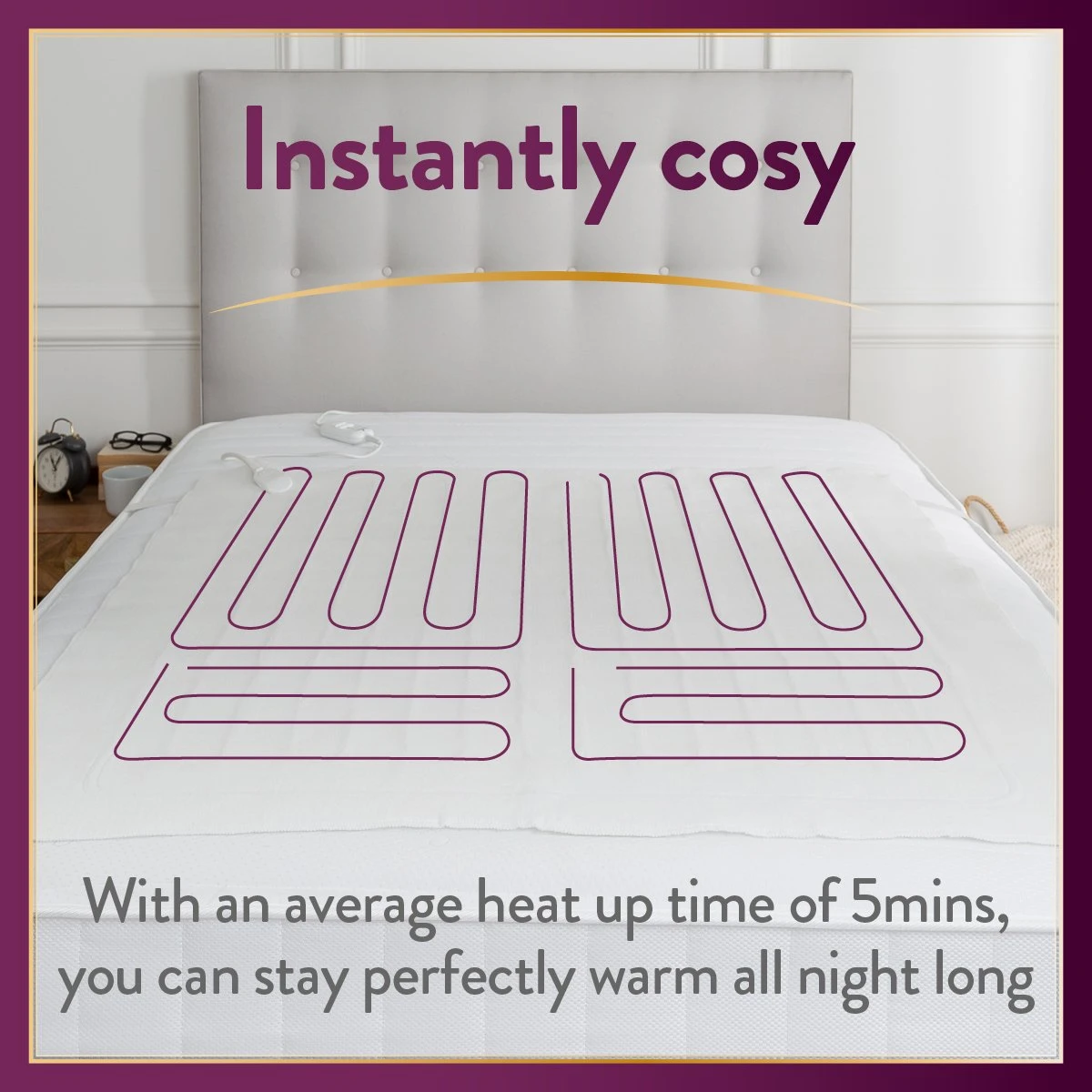 Slumberdown Perfeclty Warm Luxury Electric Blanket-Superking 10 Slumberdown Perfeclty Warm Luxury Electric Blanket-Superking - Image 8