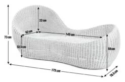 Habitat Betal Rattan 2 Seater Sofa - Natural -Home Sales Store 4636755 R E001