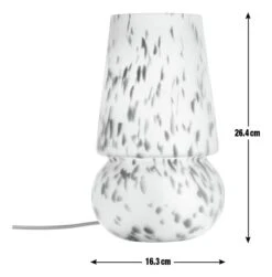 Habitat Rahnn Confetti Glass Table Lamp - Brown -Home Sales Store 4637204 R Z017A