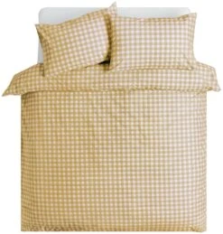 Habitat Herbalist Plain Gingham Yellow Bedding Set - Single -Home Sales Store 4663560 R Z002A