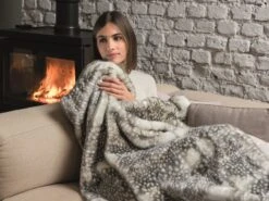 Dreamland Luxury Faux Fur Heated Throw - Large -Home Sales Store 4669911 R Z009A