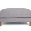 Habitat Salome Fabric Ottoman Footstool - Light Grey -Home Sales Store 4743693 R Z001A