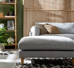 Habitat Salome Fabric Ottoman Footstool - Light Grey 8 Habitat Salome Fabric Ottoman Footstool - Light Grey -Home Sales Store 4743693 R Z001C