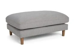 Habitat Salome Fabric Ottoman Footstool - Light Grey 11 Habitat Salome Fabric Ottoman Footstool - Light Grey -Home Sales Store 4743693 R Z002A