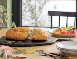 Habitat Wooden Serving Board - Black 8 Habitat Wooden Serving Board - Black -Home Sales Store 4746511 R Z001C