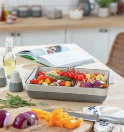 Habitat Speckle 36cm Large Ceramic Roasting Tin -Home Sales Store 4746690 R Z001C