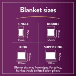 Slumberdown Perfectly Warm Luxury Electric Blanket-King Dual -Home Sales Store 4746731 R Z009A