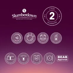 Slumberdown Perfectly Warm Luxury Electric Blanket-King Dual -Home Sales Store 4746731 R Z012A