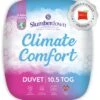 Slumberdown Climate Comfort 10.5 Tog Duvet - Single -Home Sales Store 4843249 R Z001A