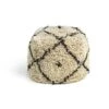 Kaikoo Gentry Wool Pouffe - White -Home Sales Store 4844482 R Z001A