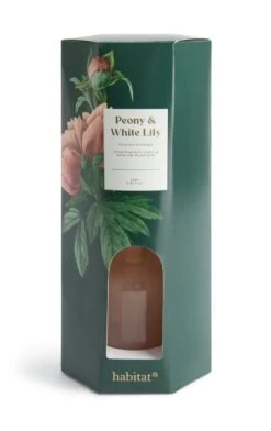 Habitat 150ml Scented Diffuser - Peony & White Lily -Home Sales Store 4845096 R Z002A