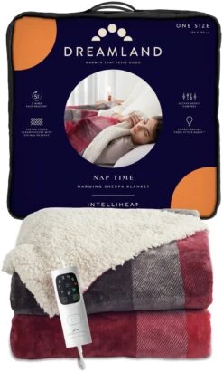 Dreamland Sherpa Tartan Reversible Overblanket -Home Sales Store 4883333 R Z002A