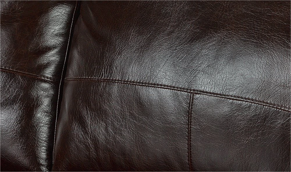 Habitat Salisbury 2 Seater Leather Sofa Bed - Chocolate 8 Habitat Salisbury 2 Seater Leather Sofa Bed - Chocolate - Image 6
