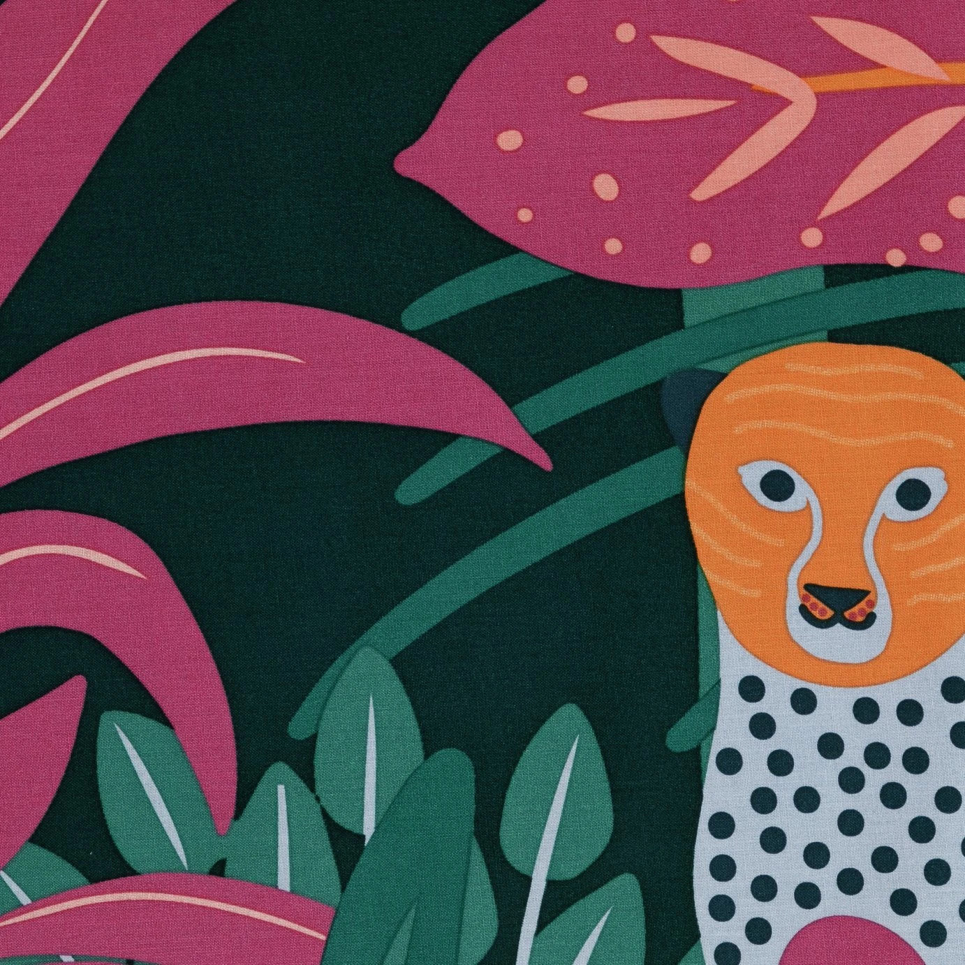 Habitat Kids Cotton Jungle Print Green Bedding Set - Toddler 4 Habitat Kids Cotton Jungle Print Green Bedding Set - Toddler - Image 2