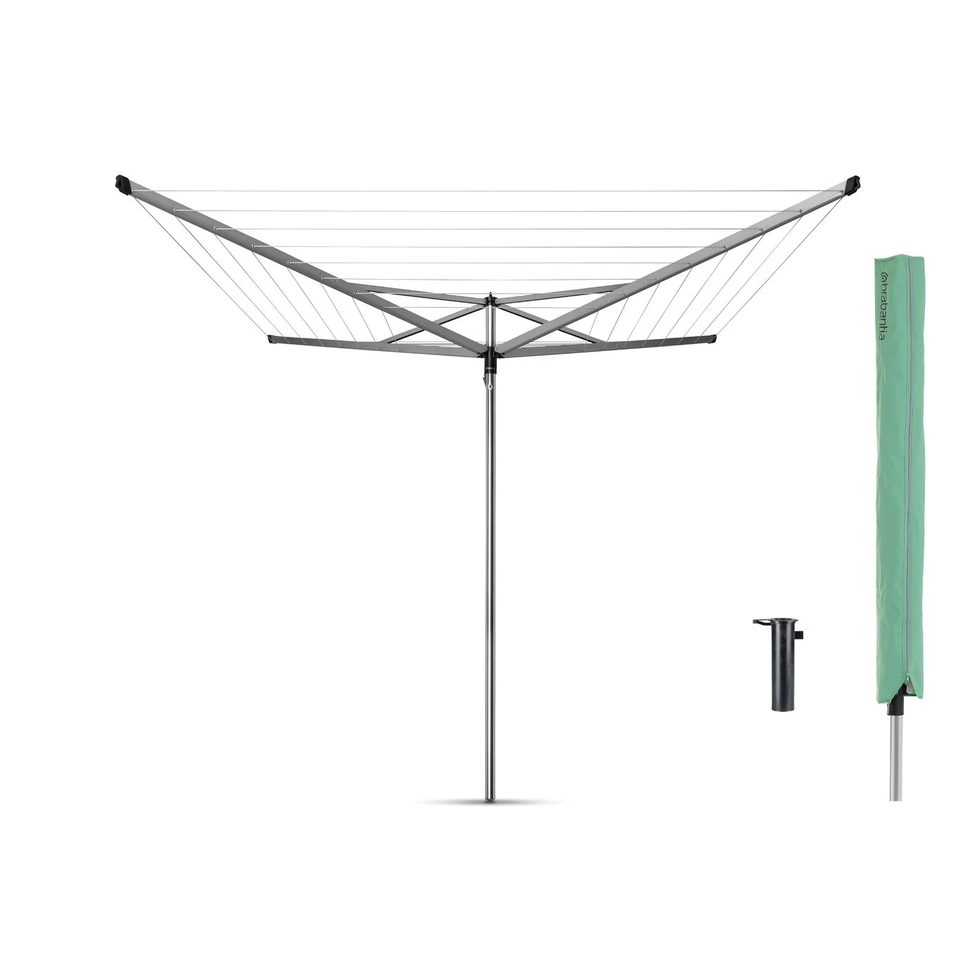 Brabantia 40m Washing Line With Ground Tube 3 Brabantia 40m Washing Line With Ground Tube