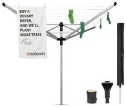 Brabantia 60m Lift-O-Matic Advance Rotary Washing Line -Home Sales Store 5173640 R Z003A